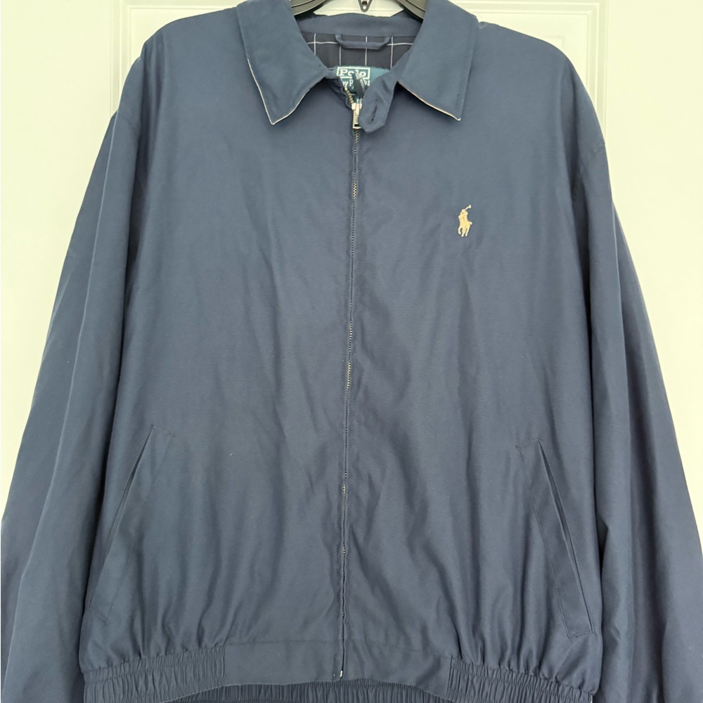 Ralph Lauren Navy Lightweight Windbreaker Jacket
